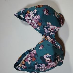 CACIQUE Smooth Lightly Lined Full Coverage Floral Bra 34H